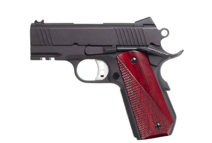 Fusion Firearms Ncom D Handgun 9mm Luger 10rd Magazine 3.25" Barrel Wood Grips w/Rail