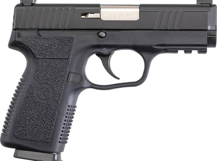 Kahr P9-2 Handgun 9mm Luger 7-Round Magazines (2) 3.6" Barrel Black with TruGlo Night Sights