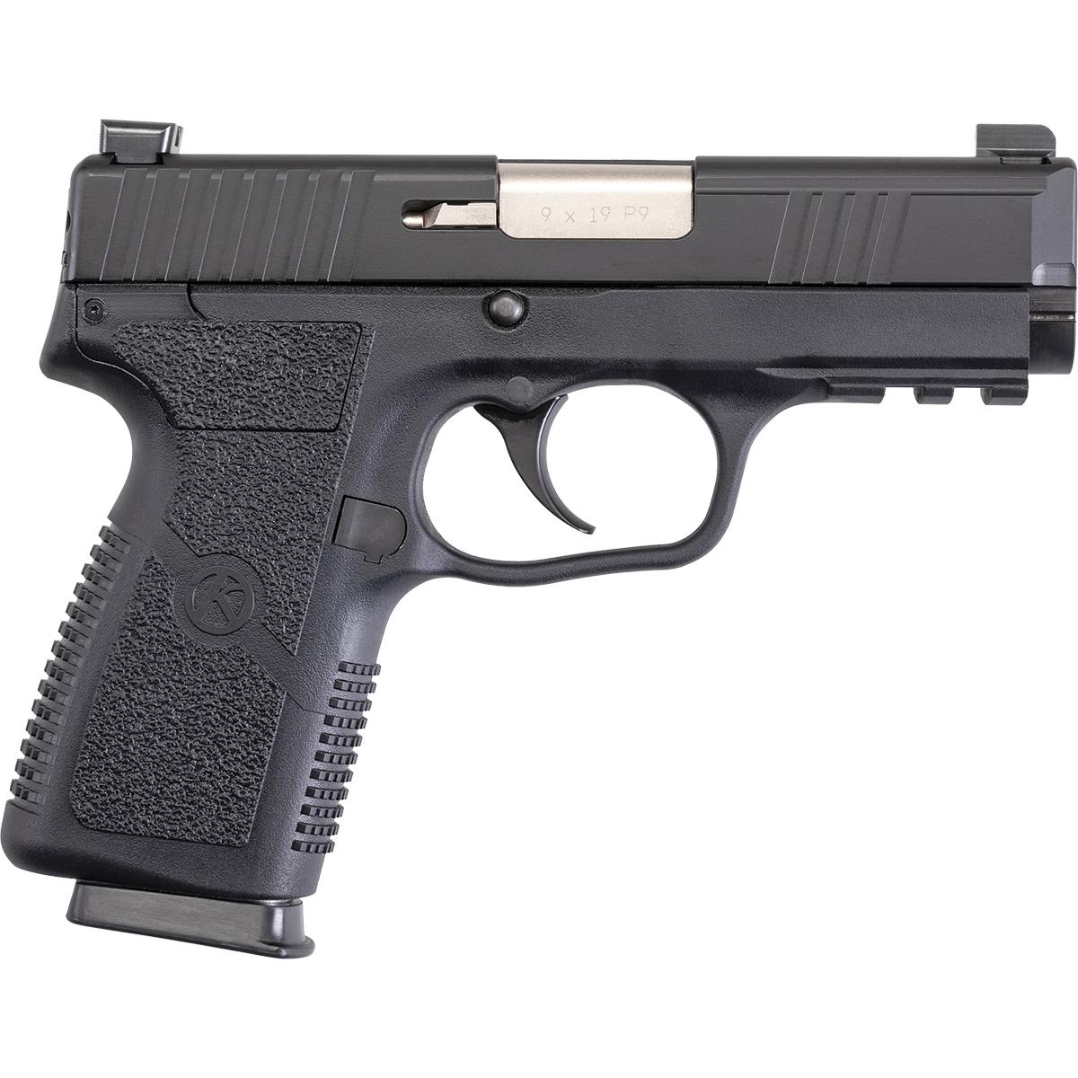 Kahr P9-2 Handgun 9mm Luger 7-Round Magazines (2) 3.6&#8243; Barrel Black with TruGlo Night Sights
