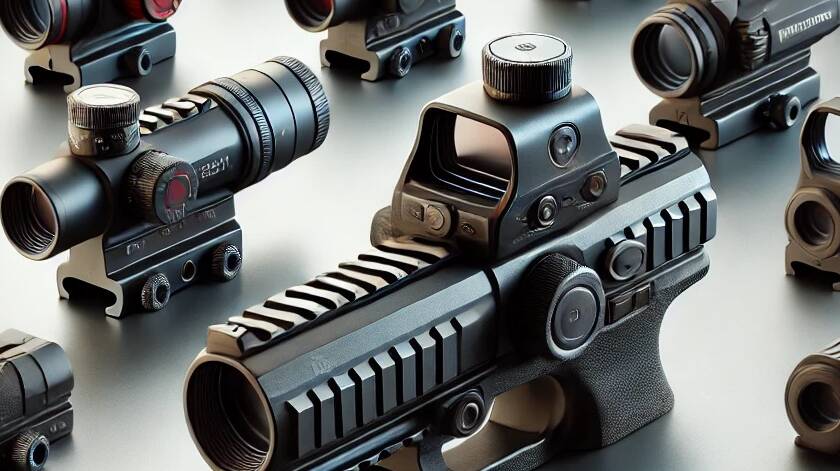 Top red dot sights for pistols in 2024 for quick and accurate targeting.