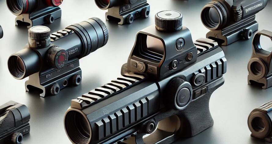 Top red dot sights for pistols in 2024 for quick and accurate targeting.