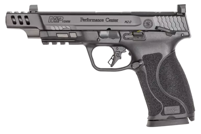 Smith & Wesson M&P9 2.0 Metal Compact pistol with aluminum frame, stainless steel slide, and optics-ready cut.