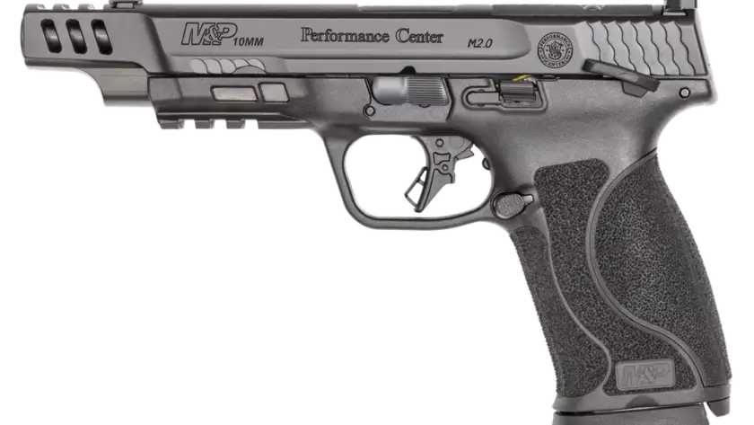 Smith & Wesson M&P9 2.0 Metal Compact pistol with aluminum frame, stainless steel slide, and optics-ready cut.